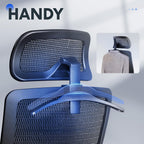 FLEXISPOT Ergonomic Office Chair High Back Mesh Swivel Computer Chair Home Office Desk Chairs with Wheels Lumbar Support Deep Black