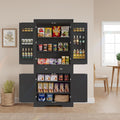 TrailBlaze 72'' Tall Kitchen Pantry Cabinet with Doors & Drawers, Freestanding Narrow Pantry Storage with Adjustable Shelves, Storage Cabinet for Dining Room Living Room Kitchen