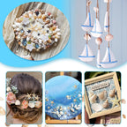 1200 Pieces Tiny Sea Shells Small Natural Starfish Mixed Ocean Beach Spiral Seashells for Home Decorations,Wedding Decor,Candle Making,Beach Theme Party,DIY Crafts and Vase Filler