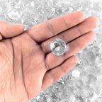 Super Z Outlet Acrylic Decorative Scatter Fillers for Table Decor, Vase, Weddings, Birthdays, Events, and Crafts (1 Pound, Approx. 240 Pieces) (Clear)