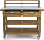 Homestyles Maho Golden Teak Potting Bench