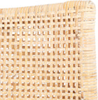 SAFAVIEH Home Collection - Gianni Natural & White Wash Solid Wood Rattan Arm Chair, Tropical Coastal Accent Seating for Living Room or Dining Space (SEA4011B)