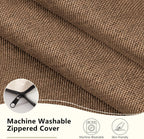 Nordjager Chair Pads for Dining Chairs, Chair Cushions 2 Piece, 17"x 16"x 2.5" Memory Foam Seat Cushions with Ties and Removable Cover