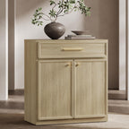 SICOTAS Buffet Cabinet with Storage Tall Modern Console Storage Cabinet with Doors and Shelves 30" Long Wooden Sideboard Credenza Buffet Table Coffee Bar for Living Room Kitchen Dining Room Entryway