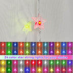 Obrecis Bed Canopy with LED Star Lights, Princess Canopy Bed Curtain with 18 Colors Changing String Lights Remote Timer for Girls Bedroom, Pink Red Blue White Dome Canopy for Twin to King Size Bed