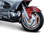 Kuryakyn 7333 Motorcycle Accent Accessory: Front Fender Deco Eagle Ornament, Chrome