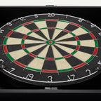 Amazon Basics Regulation Size Dartboard Cabinet Set for Adults, Black
