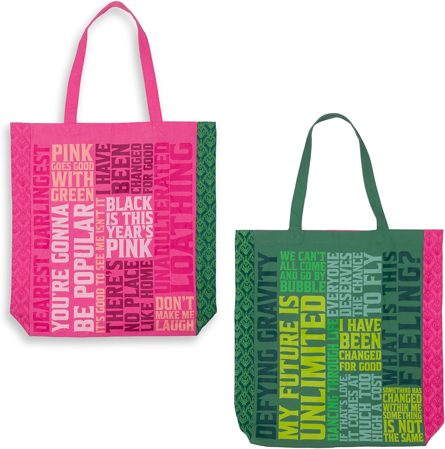 Steel Mill & Co Cute Canvas Tote Bag for Book Lovers, The Wonderful Wizard of Oz Inspired Reusable Bag for Work/Groceries