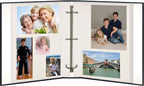 Pioneer Photo Albums Magnetic Self-Stick 3-Ring Photo Album 100 Pages (50 Sheets), Navy Blue