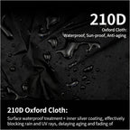 Heavy-Duty 210D Oxford Swing Cover-Waterproof UV-Resistant and Windproof Hammock with Drawstring((115cm*190cm) withstoragebag)