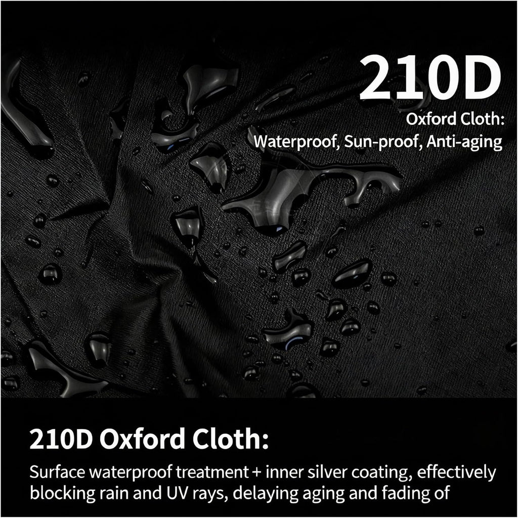 Heavy-Duty 210D Oxford Swing Cover-Waterproof UV-Resistant and Windproof Hammock with Drawstring(Double(200cm*230cm))