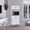 Microwave Pantry Cabinet with Drawer, Storage Sideboard Locker for Kitchen Living Room,for Kitchen Home