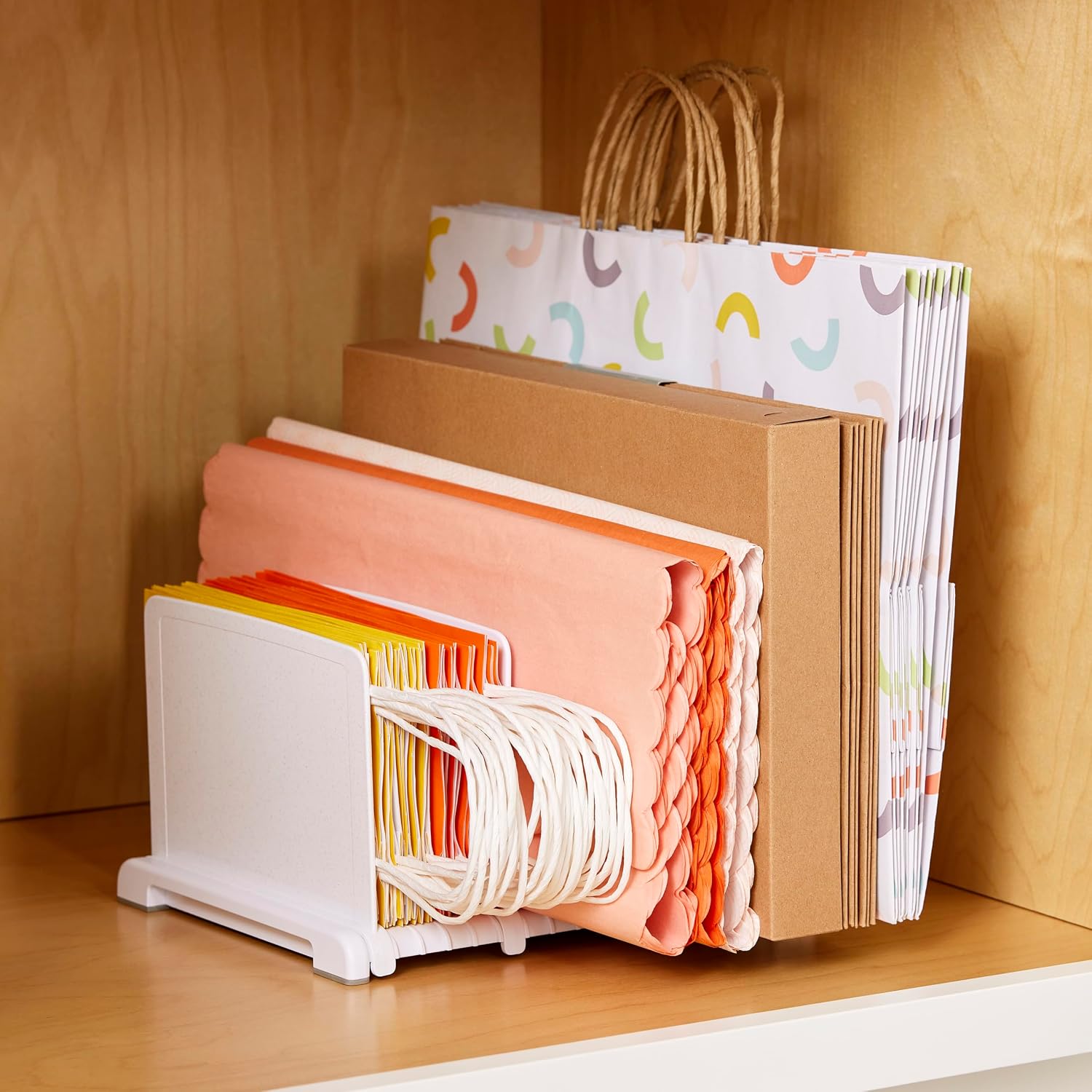 YouCopia StoraBag Reusable Shopping Bag Organizer, Adjustable Shelf Dividers for 20+ Tote, Cloth, Grocery and Lunch Bags
