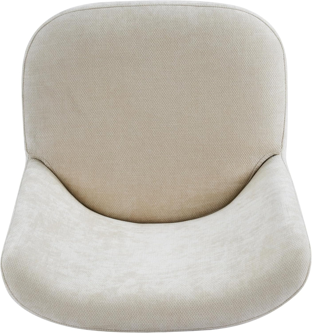 Christopher Knight Home Lucy Chenille Upholstered Dining Chairs Set of 2, Sturdy Wooden Dining Chair with Pedestal Base, Modern Kitchen Chairs with Solid Back, Versatile Indoor Usage, Beige