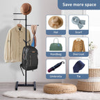 Metal Coat Rack Freestanding heavy duty,modern coat rack Sturdy Coat Tree Stand,3 straight arm, it can be used to hang wallets, clothes and hats for entrance halls, living rooms, bedrooms and offices.