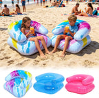 Kids Inflatable Chairs Blow up Chairs Inflatable Furniture,Portable Air Couch Furniture for Outdoor Indoor Camping Beach Room,Picnics Party Supplies (Blue)