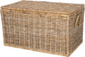 Kouboo Rattan Kobo Decorative Storage Trunk with Lid, Large