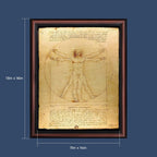The Vitruvian Man Leonardo Da Vinci, World Famous Wall Art Collection, Fine Art Drawing, Framed Medical Posters for Your Medical Office Decor, Proportions of The Human Figure Drawing, 2453W