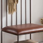 Kings Brand Furniture Entryway Hallway Storage Bench with & Coat Rack