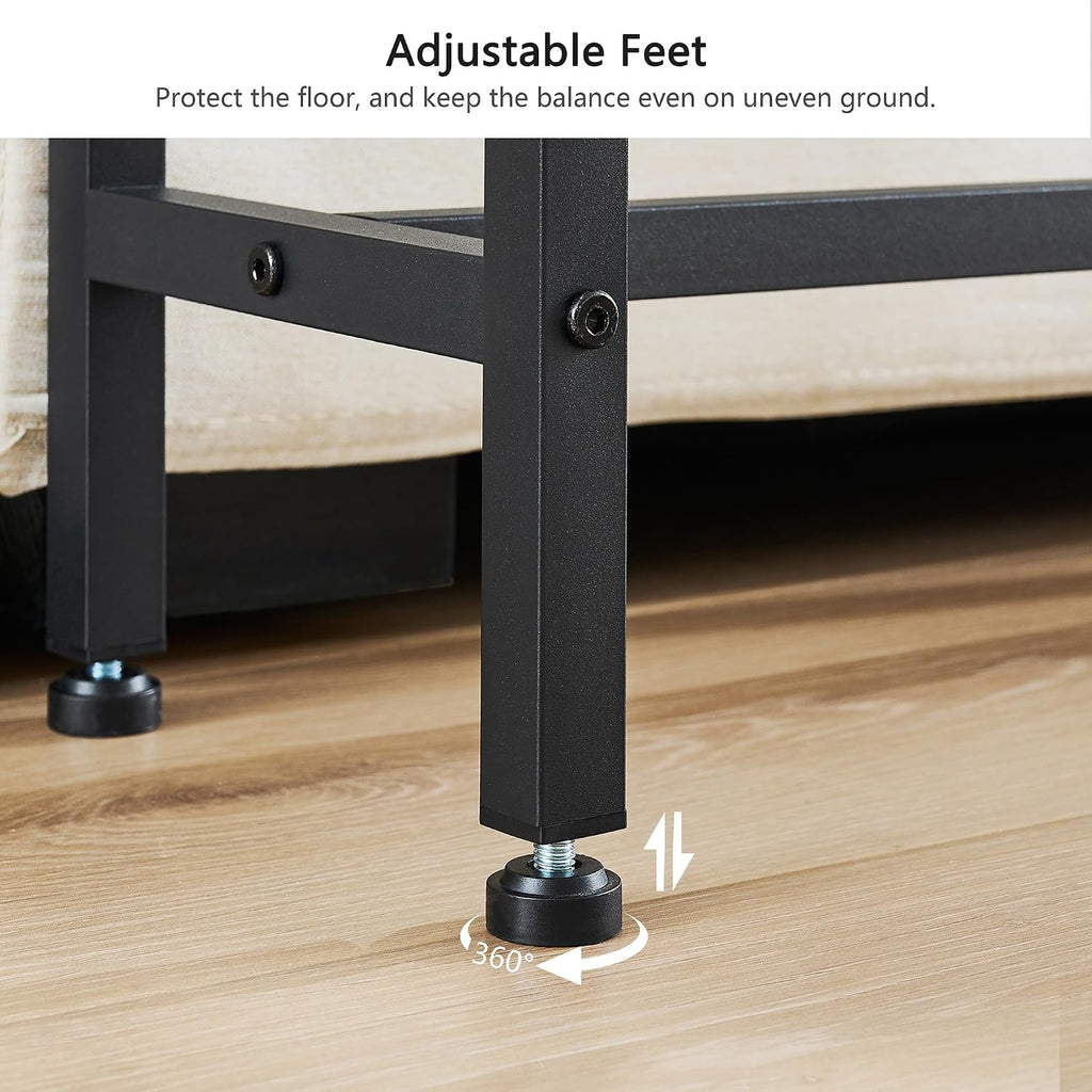 Gewudraw 70 in Skinny Sofa Table Behind Couch, Console Table with Oulets & USB Ports for Hallway, Entryway,Living Room, Bedroom, Rustic Brown
