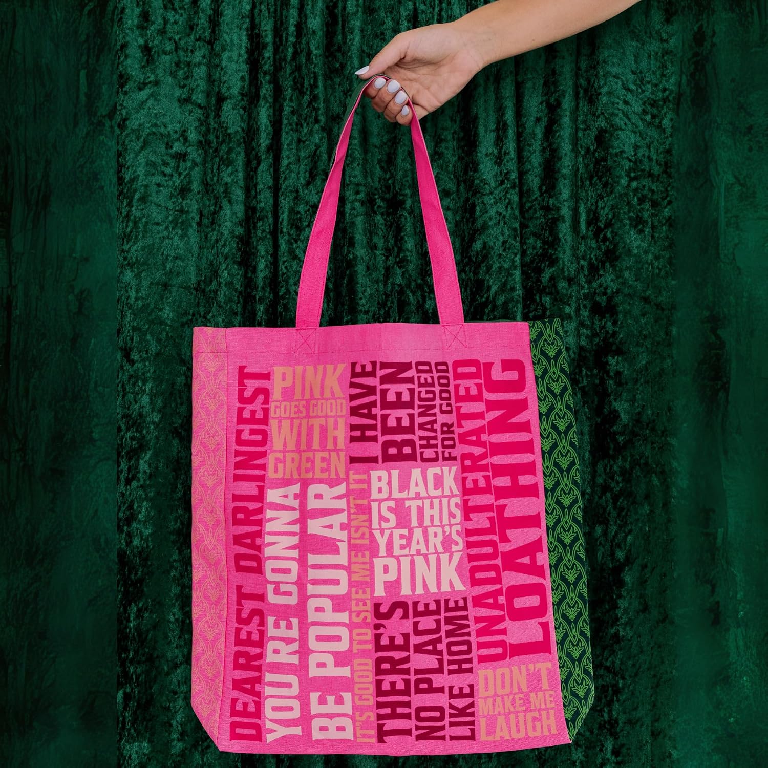Steel Mill & Co Cute Canvas Tote Bag for Book Lovers, The Wonderful Wizard of Oz Inspired Reusable Bag for Work/Groceries