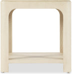 Archives Raffia End Table with Cream Raffia Wood by Hooker Furnishings