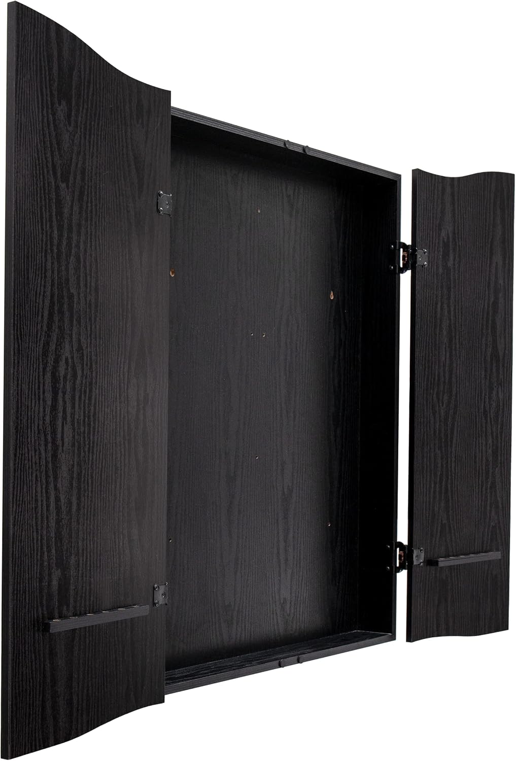 DMI Sports Black CricketPro Dartboard Cabinet | Designed for Arachnid 15.5” CricketPro 900, 800, 750, 650 Electronic Dartboards | Does Not Include Dartboard