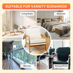 MALOL Accent Chair Set of 2 with Solid Wood Frame, Mid-Century Relaxing Armchair Lumbar Pillow& Soft Cushion, Reading Leisure Chair for Living Room, Bedroom, Waiting Room-Beige