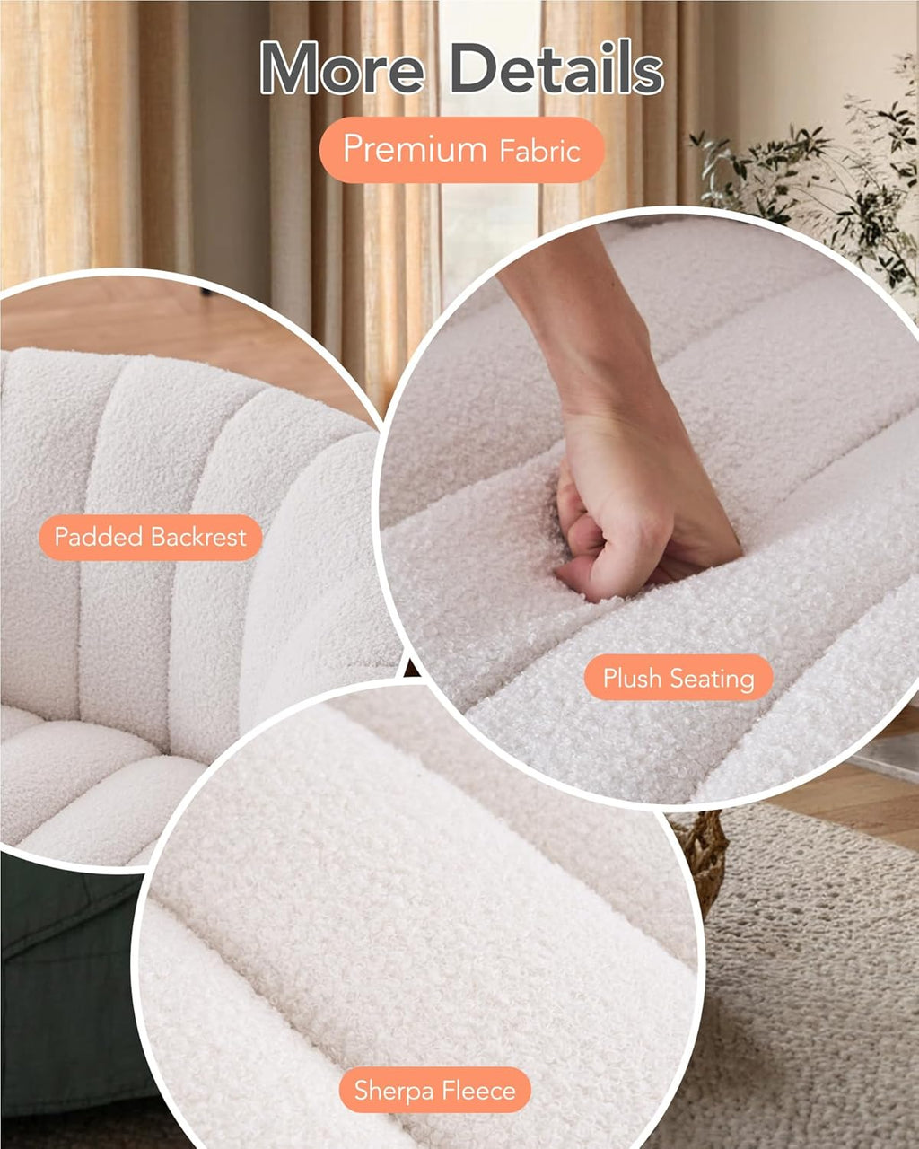 Vanity 360-Degree Swivel Accent Chair - Mid Century Modern Plush Round Makeup Chair, Relaxing Comfy Lounge Sofa Arm Chair, Idear for Living Room, Bedroom (Navy Velvet Fabric)