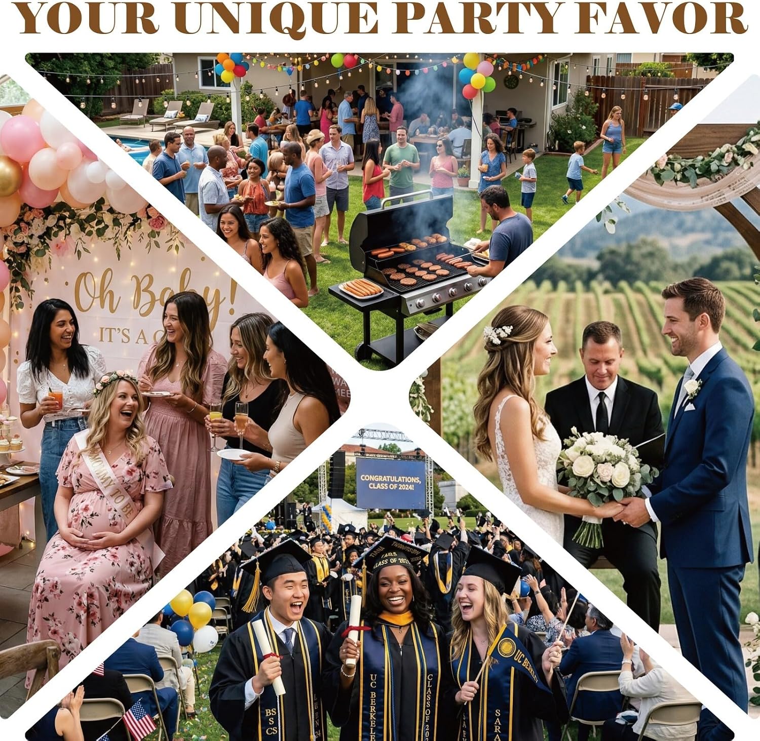 Personalized Wedding Fans For Guests Bulk Custom Wooden Folding Hand Fans With Organza Bags For Wedding Party Baby Shower Graduation