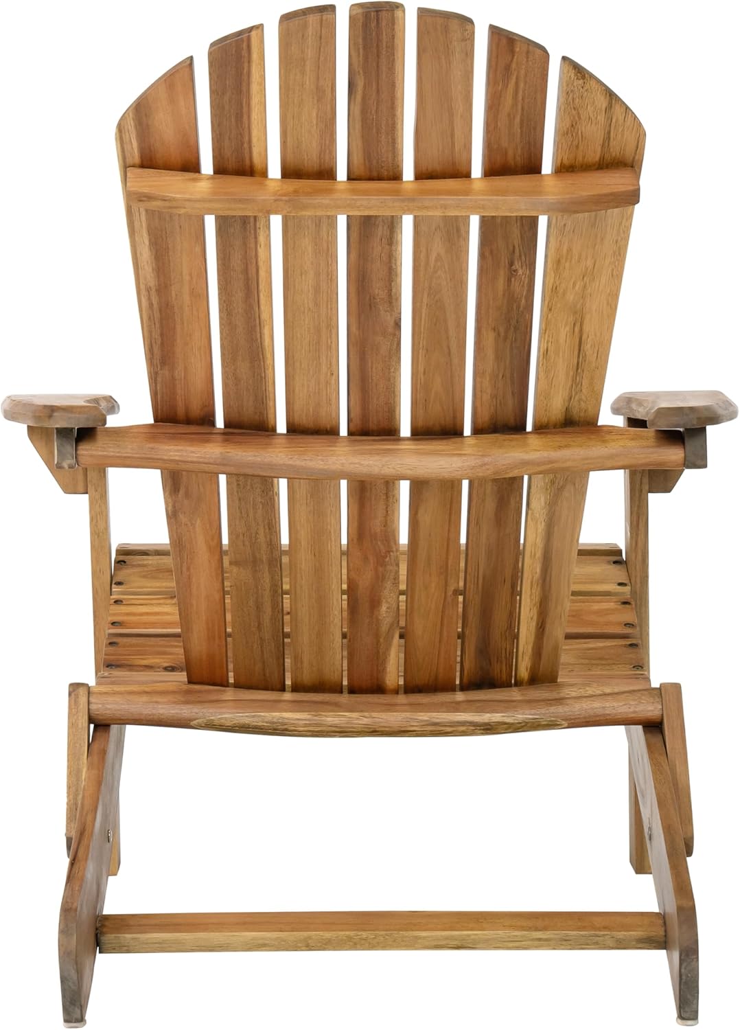 Christopher Knight Home Hanlee Folding Wood Adirondack Chair, Natural Stained Twin