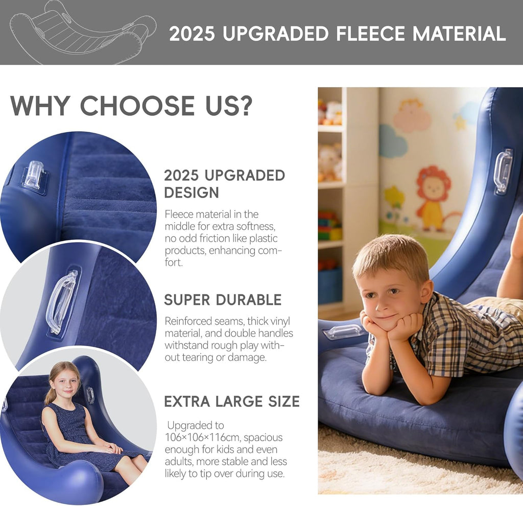 Inflatable Sensory Rocker Chair for Kids