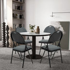 COSTWAY Padded Folding Chairs 2 Pack, Portable Steel Frame Dining Chairs with Cushion & Carry Design Back, Foldable Guest Chairs for Indoor & Outdoor Events Office Reception Wedding Party