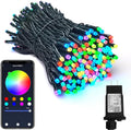 PMS Smart WiFi LED Christmas Lights, APP-Controlled RGB Fairy String Lights, Ideal for Xmas Tree, Garden, Home, Party, Halloween Festival Deco (99ft-300LED)