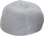 Flash Furniture Duncan Sherpa Bean Bag Chair, Classic Refillable Bean Bag Chair for Kids and Teens, Large, Gray