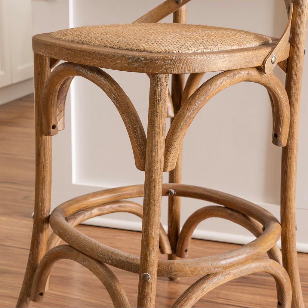 Linon Stool, Gray