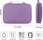 Watch Band Case, Watch Band Storage Organizer Compatible with 35 Watch Bands and Accessories, Watch Straps Carrying Case, Watch Band Holder Fit for Most Sizes of Watch Straps, Purple