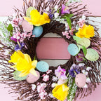 Winlyn 140 Pcs 5 Colors Mini Artificial Easter Eggs Decorative Speckled Eggs Pastel Pink Green Blue Foam Eggs 1" for Spring Easter Basket Nest Decor Bowl Fillers Seasonal Wreath DIY Craft Projects
