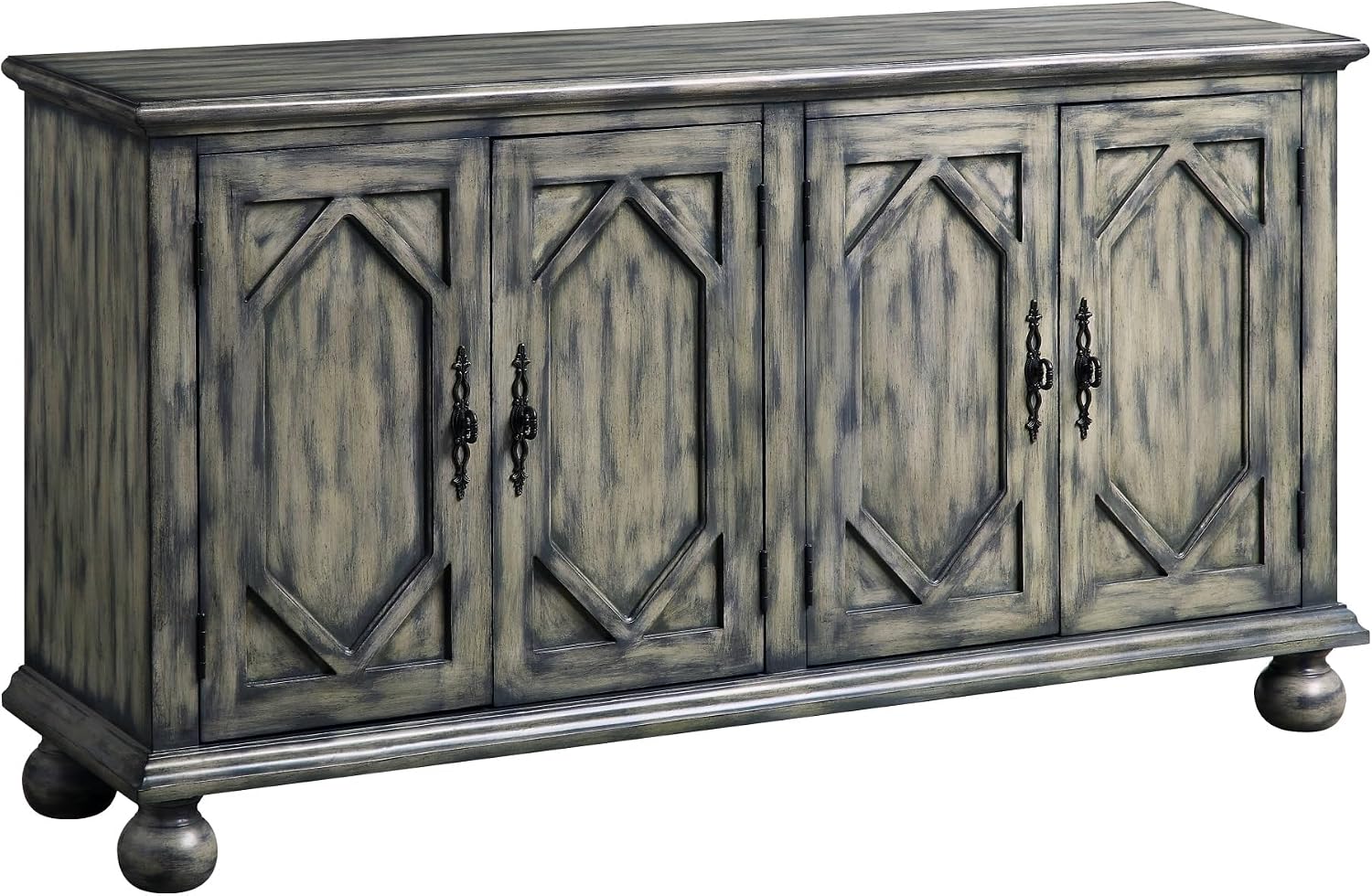Rustic Console Cabinet witn Drawers, Storage Pantry Sideboard Locker for Living Room Hallway,for Kitchen Home