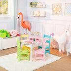 Melissa & Doug Pink Faux Leather Child’s Crown-Back Armchair (Kid’s Furniture) Princess Chair for Toddlers, Children's Furniture, Pink Chair for Kids