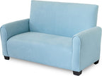Customized Toddler Upholstered Sofa with Ottoman and Pillows