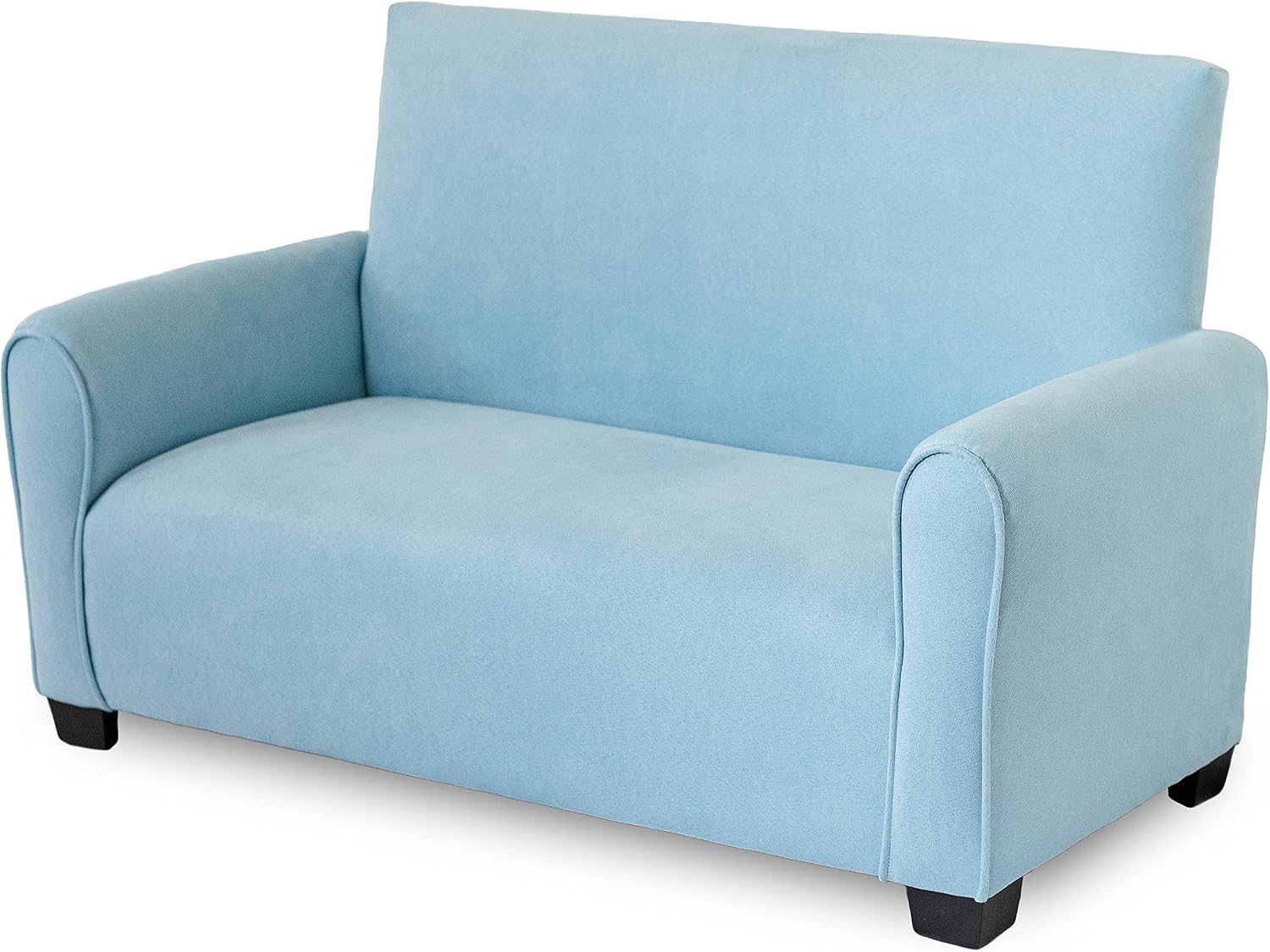 Customized Toddler Upholstered Sofa with Ottoman and Pillows