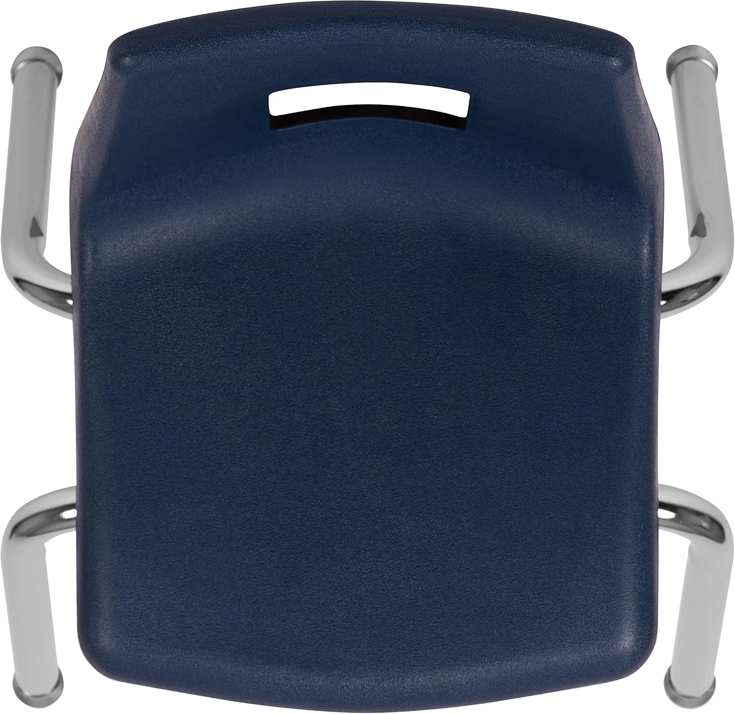EMMA + OLIVER Navy Student Stack School Chair - 12-inch
