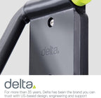 Delta Wall Ride Bike Rack Wall Mount with Tire Wall Guard Cycle – Vertical Bike Mount Holds Up to 100 lbs – Fully Adjustable Vertical Hanger Hook Design Provides Easy Bicycle Storage Access