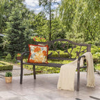 Outdoor Bench Patio Chair Metal Garden Furniture Deck Backyard Park Porch Seat