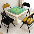 Event Chairs - Commercial Event Seat Open Back - Metal Folding Chairs for Lobby,with Double Hinged Office Desk Guest Chair(Yellows)