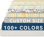 ROFIELTY Custom Bench Cushion, Made-to-Measure Bench Seat Cushion with High Resilience Sponge, Removable Cover, Anti-Slip Design, 100+ Colors for Indoor Bench, Window Seat, Patio