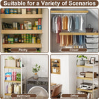 3Pcs Custom Wire Shelf Covers for Pantry, Waterproof Shelf Covers for Wire Shelving, Customizable Size and Color, PVC Material, Easy Assembly, for Cabinet Closet Bathroom Kitchen Shelving (3)