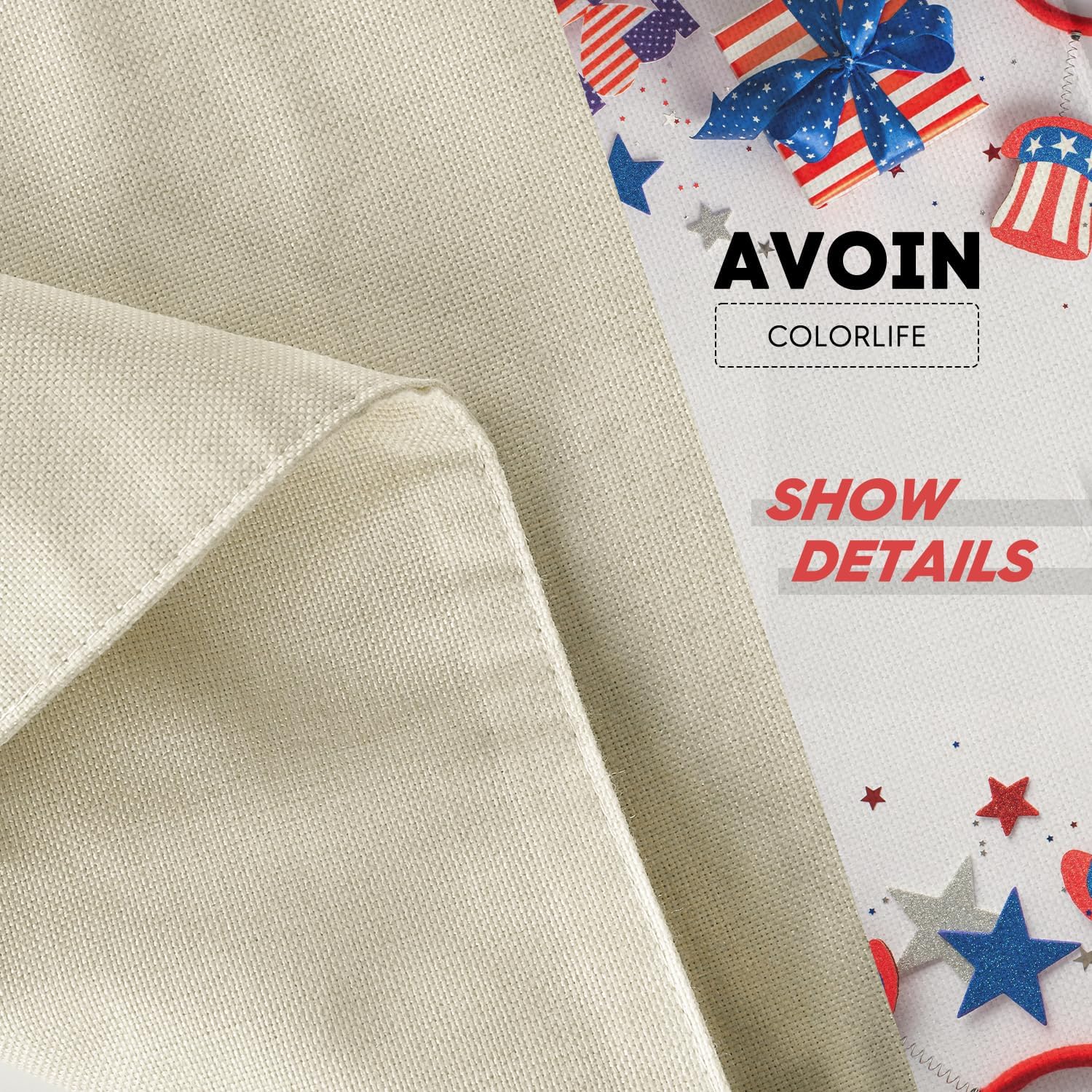 AVOIN colorlife Patriotic 4th of July House Flag 28x40 Inch Double Sided Outside, Memorial Day Retro American Stars and Stripes Welcome Yard Outdoor Decoration