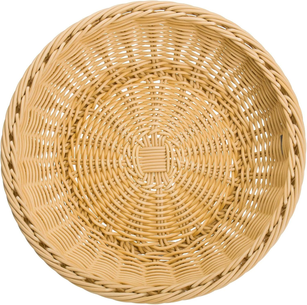Westmark Saleen Multi-Purpose Basket, Suitable for Hotel and Catering, Round, Diameter Approx. 23 cm, Height: Approx. 9 cm, Synthetic Fibre, Edition, Light Beige, 02051930101
